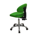 Adjustable doctor stool with backrest